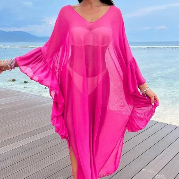 Pink Beach Womens Cover Up - Picture 5 of 5